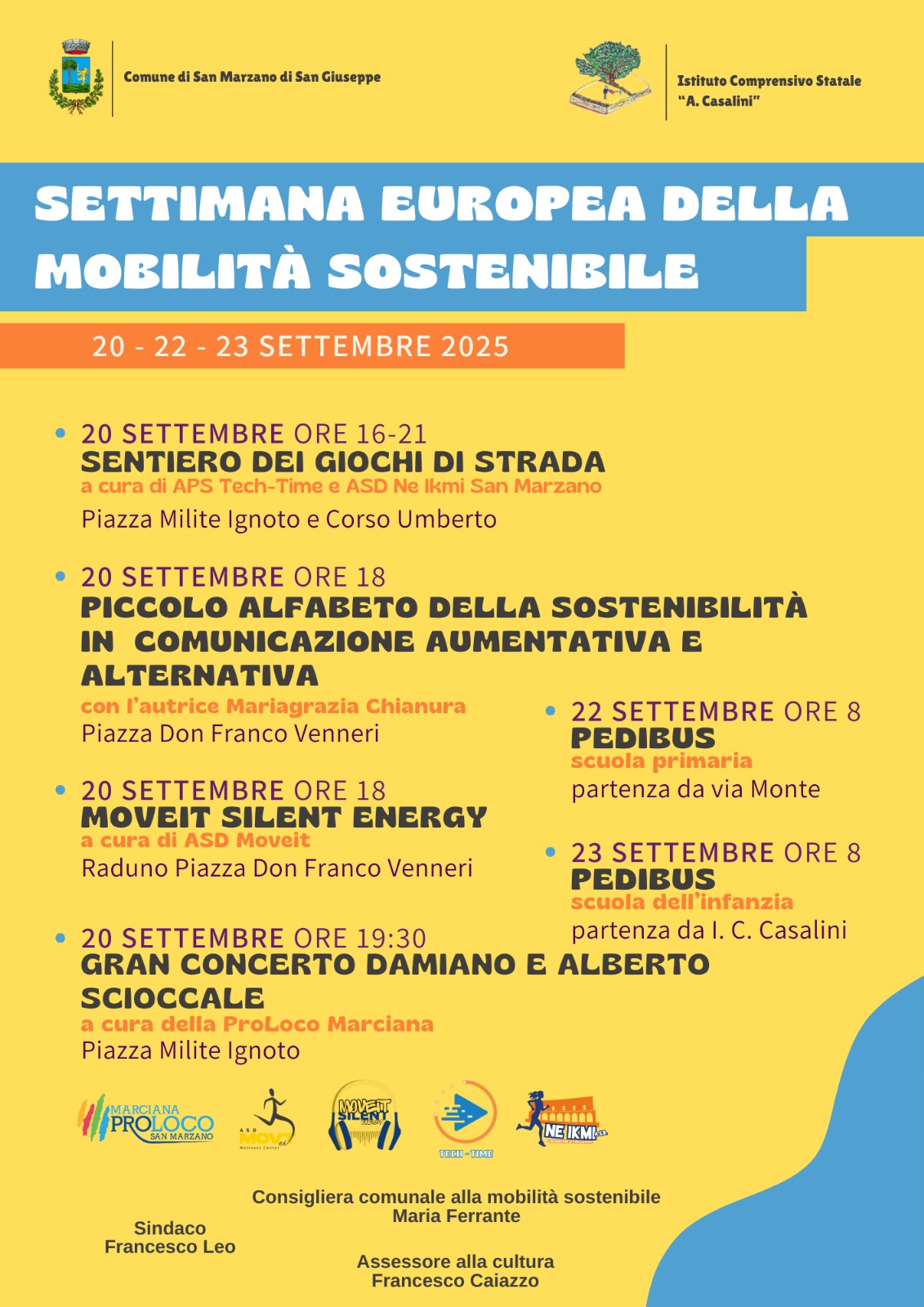 locandina settimana mobilita sostenibile 2025
